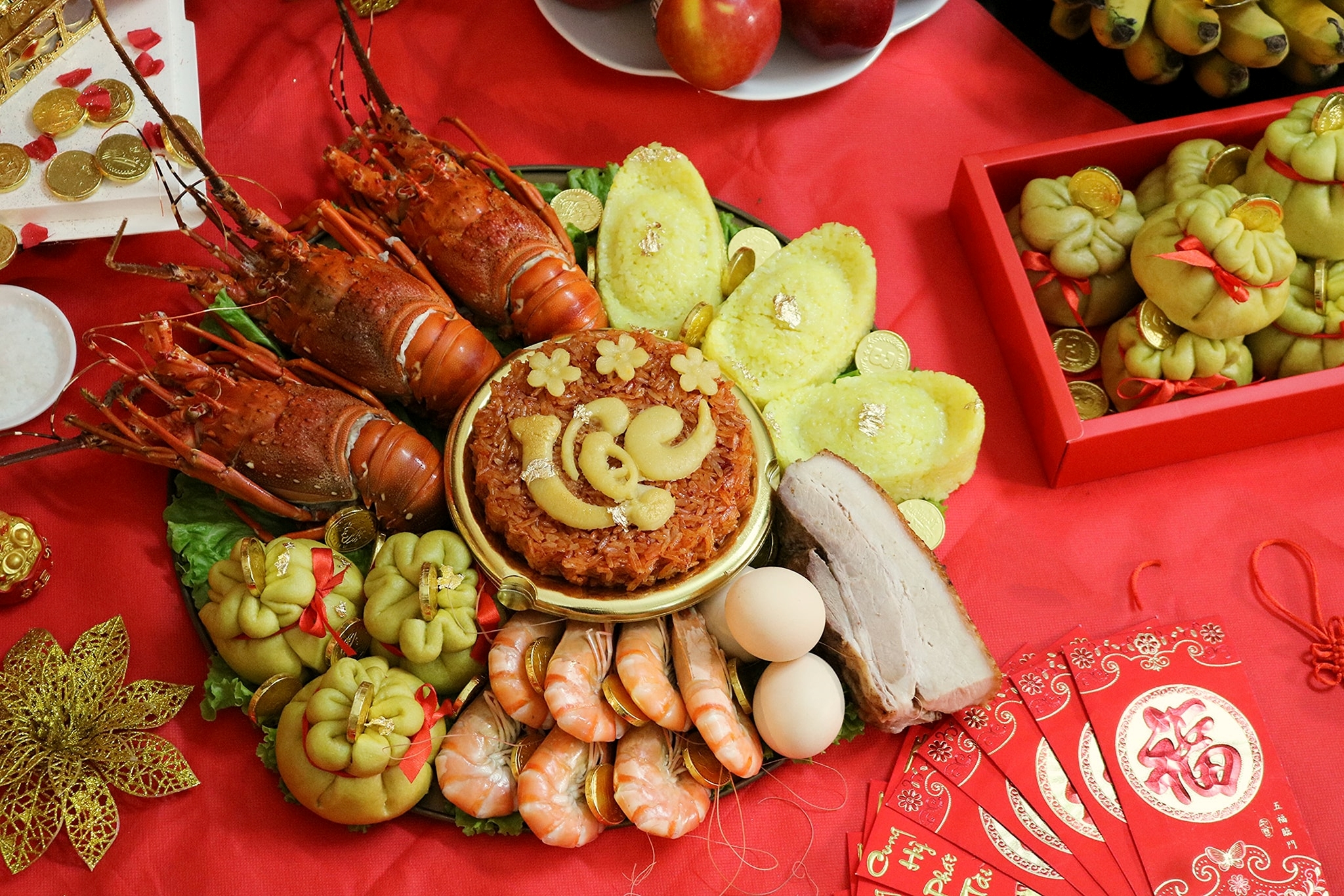 Tại sao trong mâm cúng ngày vía Thần Tài lại có bộ tam sinh? - Ảnh 1.