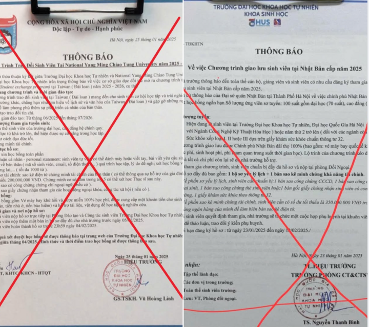Liên tiếp các trường đại học bị mạo danh, lừa sinh viên - Ảnh 1. Liên tiếp các trường đại học bị mạo danh, lừa sinh viên - Ảnh 1.