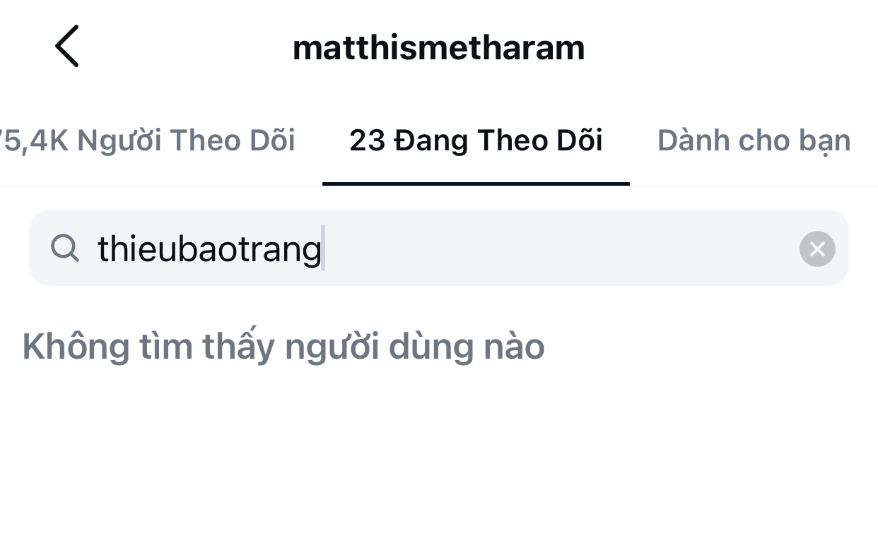 Chị gái Thiều Bảo Trâm thẳng tay bỏ theo dõi Matthis, hot boy 2k4 đáp trả cực gắt - Ảnh 2.