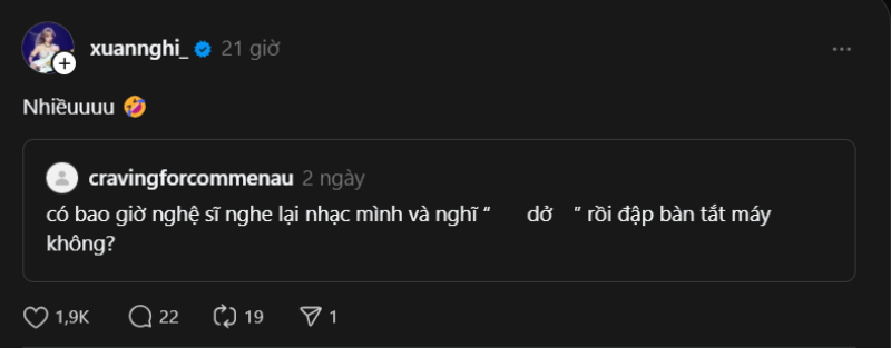 1 Chị Đẹp thừa nhận thấy &quot;quá dở&quot; khi nghe lại nhạc của mình, đáp 3 chữ &quot;cảm lạnh&quot; vì fan đòi remix lại hit cũ - Ảnh 3.