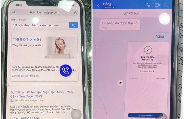 Người bệnh bị lừa đặt lịch khám online, BV Bạch Mai phát thông báo khẩn - Ảnh 1.