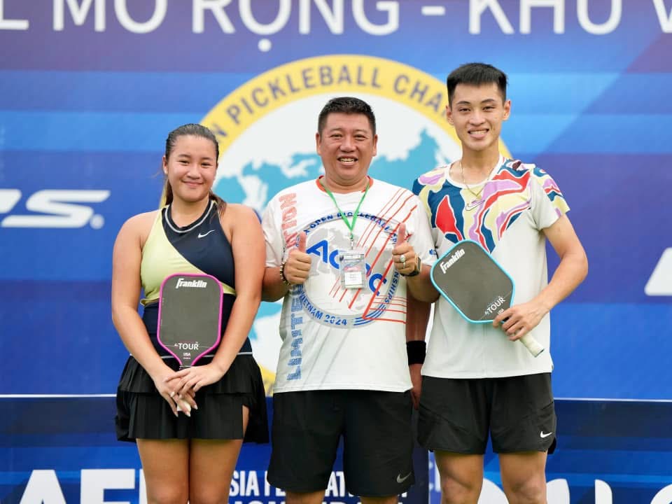 Sophia Huỳnh Trần và Trương Vinh Hiển: Cặp đôi hot nhất làng pickleball, trên sân ăn ý ngoài đời yêu đương- Ảnh 2.