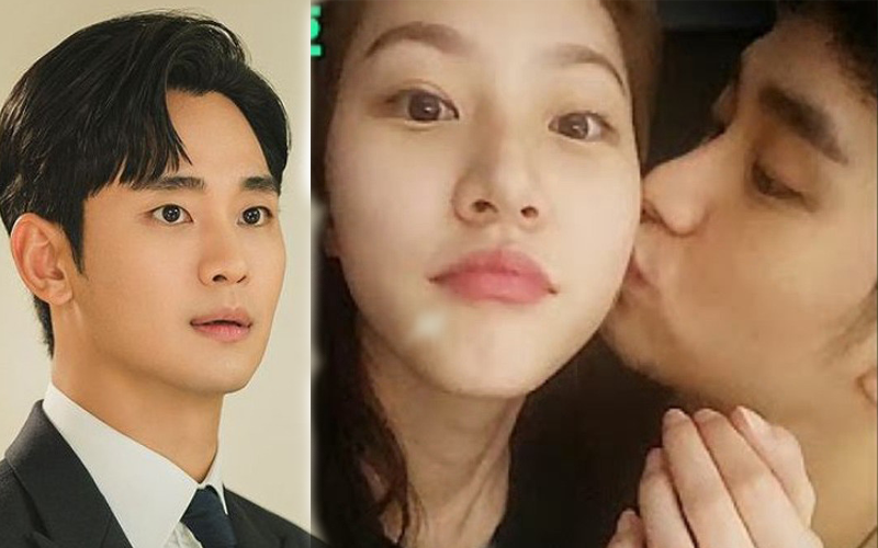 Nóng: Lộ ảnh Kim Soo Hyun hôn cố diễn viên Kim Sae Ron- Ảnh 1.