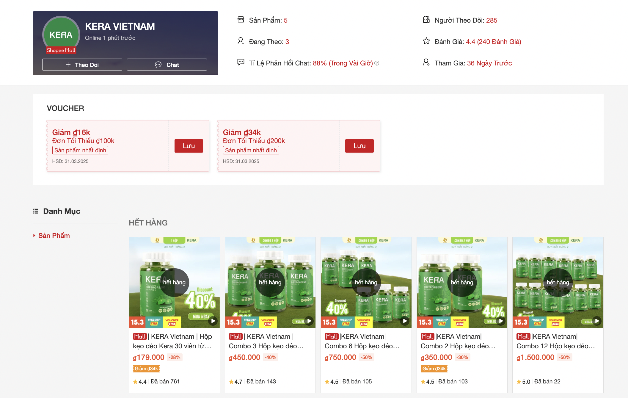 Kẹo rau KERA bỗng dưng mất hút trên khắp các sàn TMĐT - Ảnh 2.