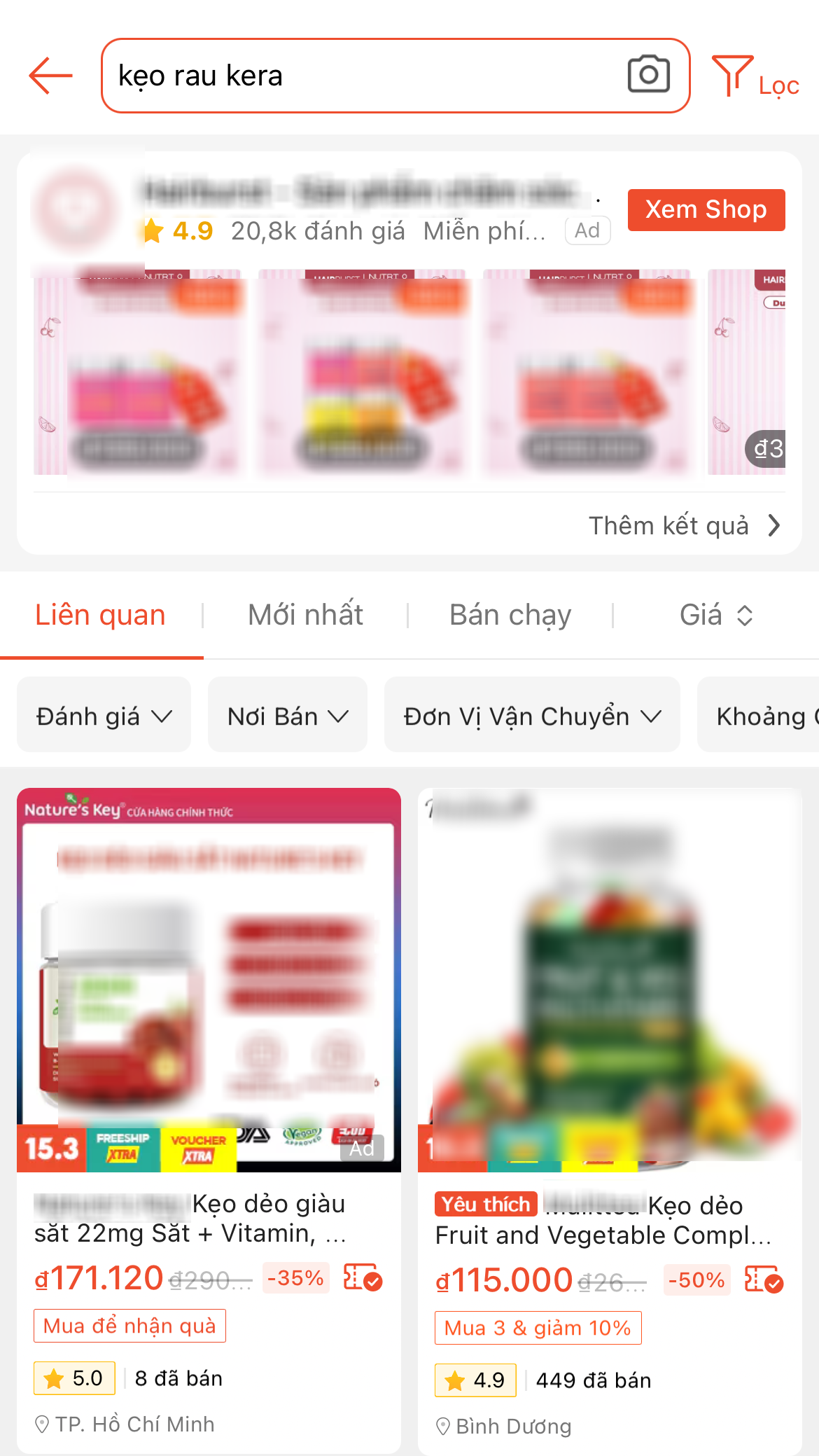 Kẹo rau KERA bỗng dưng mất hút trên khắp các sàn TMĐT - Ảnh 4.