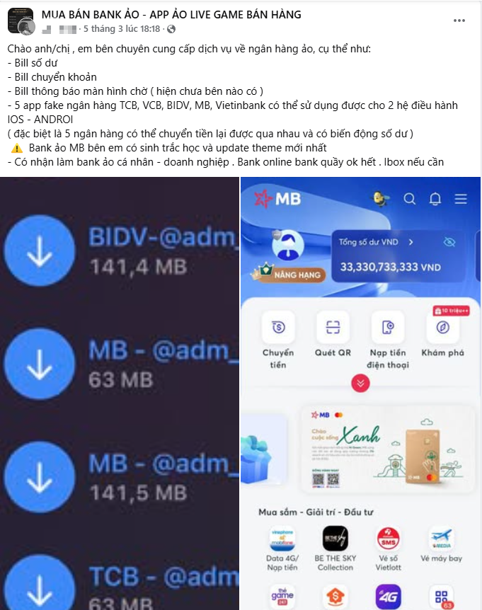 &quot;App ngân hàng ảo&quot; - hình thức lừa đảo mới nguy hiểm hơn &quot;fake bill&quot;, người dân cần lưu ý điểm này - Ảnh 2.