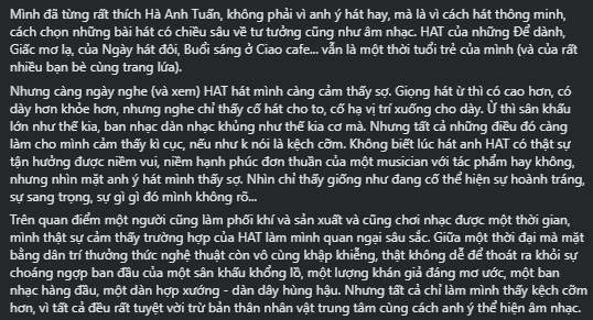 Tranh cãi: Hà Anh Tuấn bị chê “hát nghe thấy sợ”, kinh doanh thương hiệu cá nhân làm âm nhạc mất dần giá trị? - Ảnh 4.