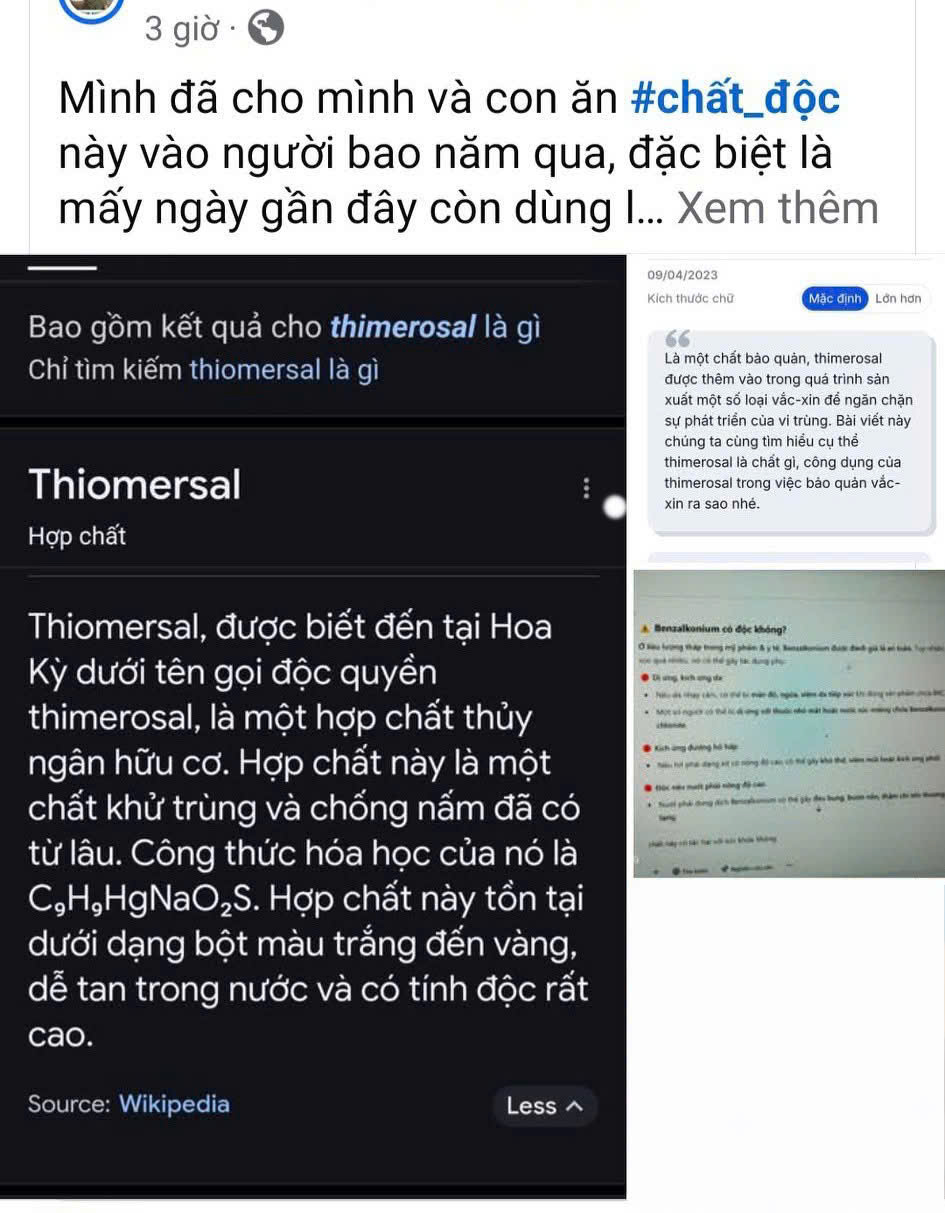 Thực hư thông tin thuốc nhỏ mắt, nhỏ mũi chứa thiomersal gây nguy hiểm và phản ứng của các mẹ bỉm sữa - Ảnh 1.