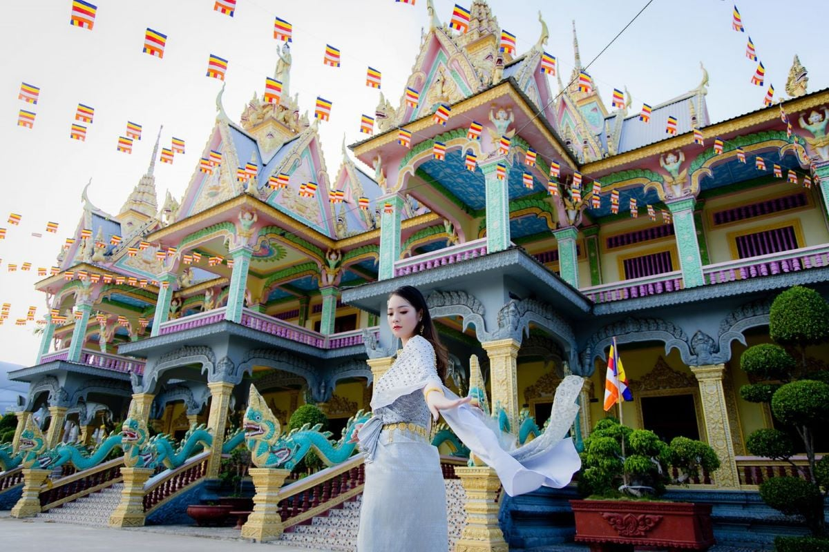 Độc lạ miền Tây: Ngôi chùa có kiến trúc độc đáo, thu hút hàng ngàn con cò đến nghe giảng kinh, xuất hiện trong 2 Ngày 1 đêm mà mãn nhãn trong từng cảnh quay - Ảnh 9.