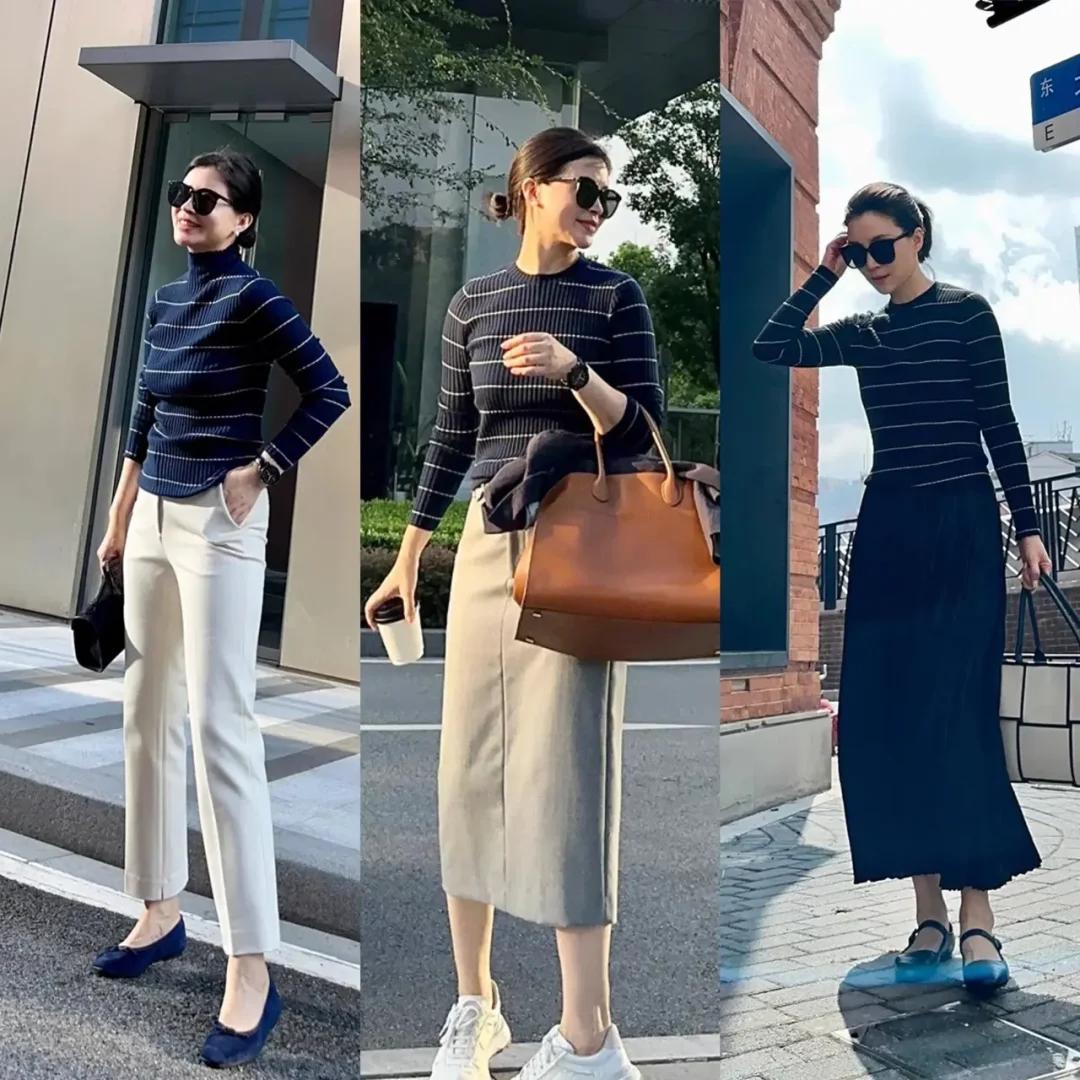 Phụ nữ 50 tuổi nên mặc thế nào? Chân váy quá gối, quần ống đứng và chọn giày phù hợp mới là chất lượng - Ảnh 9. Phụ nữ 50 tuổi nên mặc thế nào? Chân váy quá gối, quần ống đứng và chọn giày phù hợp mới là chất lượng - Ảnh 9.