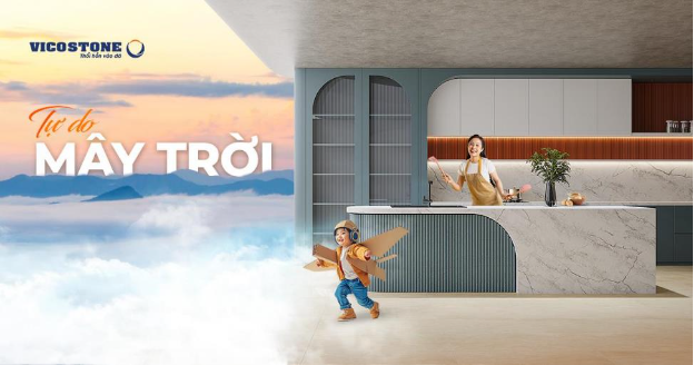 VICOSTONE® Tự do mây trời: Chạm chất riêng trong mọi không gian - Ảnh 1. VICOSTONE® Tự do mây trời: Chạm chất riêng trong mọi không gian - Ảnh 1.