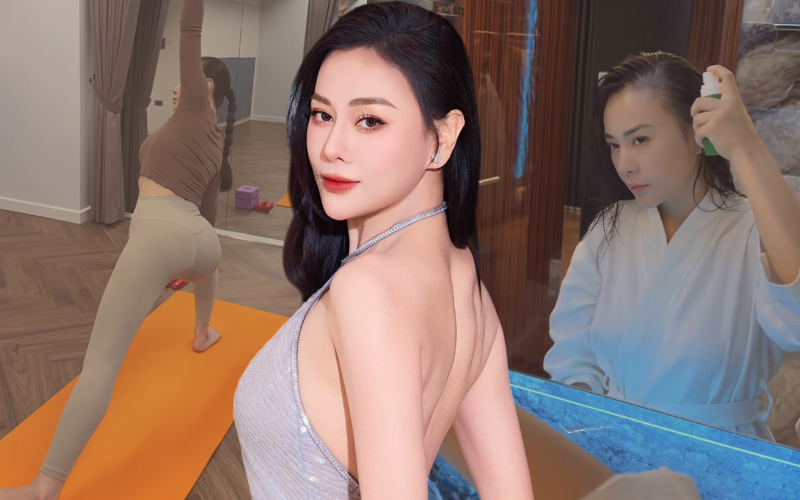 Một loại xịt tóc nhìn rõ hiệu quả giúp mẹ bỉm Phương Oanh giữ vững phong độ, chị em ồ ạt hỏi bí quyết?
