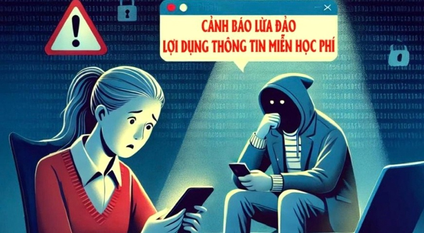 Công an Hà Nội cảnh báo lừa đảo hoàn tiền học phí cho học sinh để đánh cắp tài khoản ngân hàng: Nắm 3 dấu hiệu này để tránh bẫy - Ảnh 1.