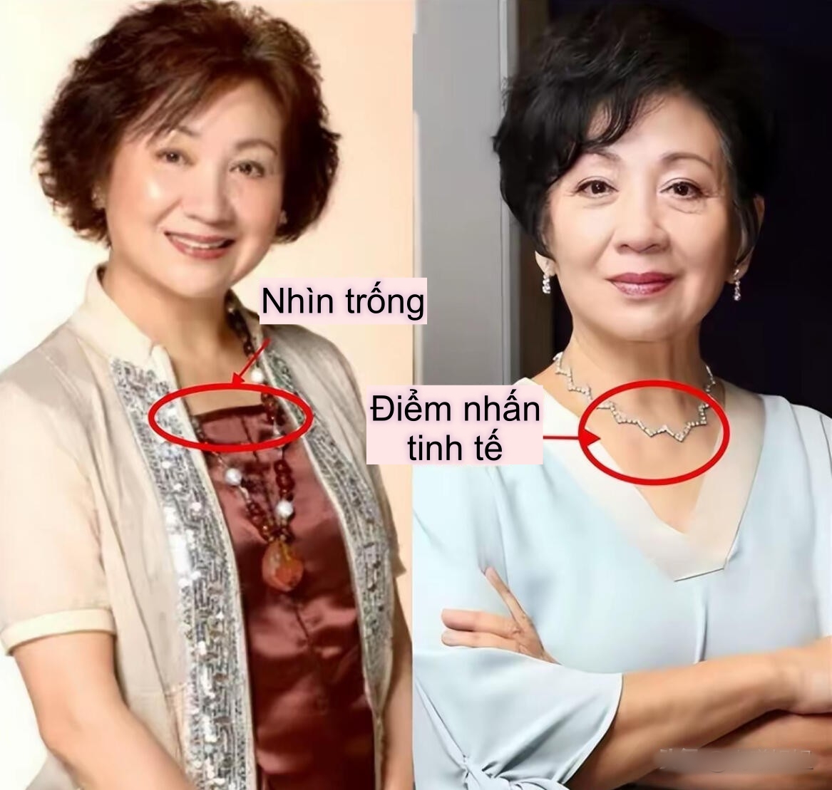 Đến tuổi 50-60, hãy tránh đeo 4 loại trang sức này! Vừa trông rẻ tiền, vừa kém sang - Ảnh 10. Đến tuổi 50-60, hãy tránh đeo 4 loại trang sức này! Vừa trông rẻ tiền, vừa kém sang - Ảnh 10.