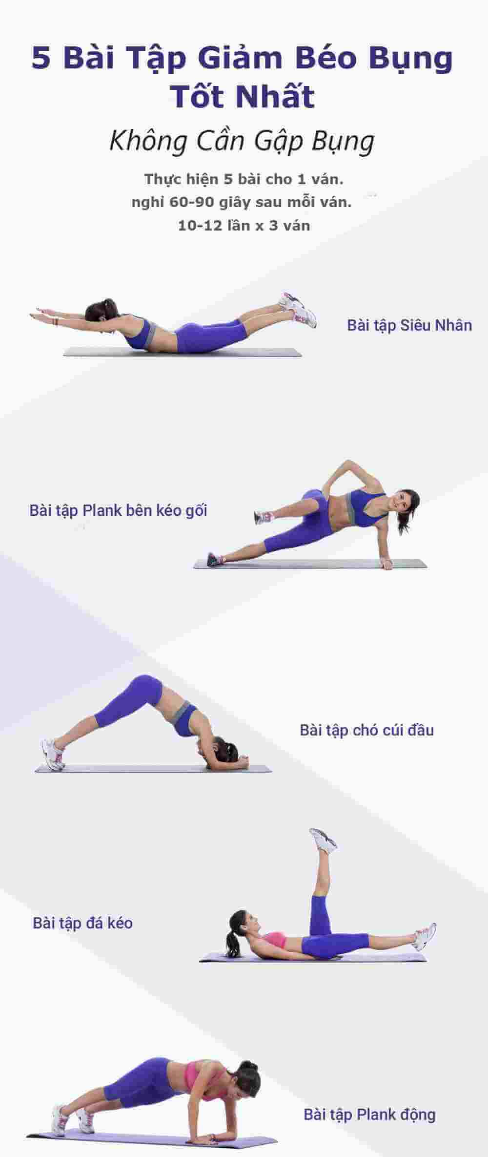 5 bài tập thay thế gập bụng – Cứ tập là eo nhỏ bụng phẳng - Ảnh 1. 5 bài tập thay thế gập bụng – Cứ tập là eo nhỏ bụng phẳng - Ảnh 1.