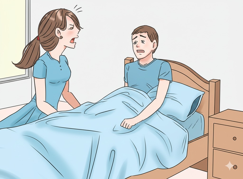 Chồng ốm nhưng chị gái tôi không đưa đi viện mà bắt ăn cháo, trùm chăn cho tự khỏi, tôi khuyên giải thì anh rể khiến tôi "tăng xông" - Ảnh 4. Chồng ốm nhưng chị gái tôi không đưa đi viện mà bắt ăn cháo, trùm chăn cho tự khỏi, tôi khuyên giải thì anh rể khiến tôi "tăng xông" - Ảnh 4.