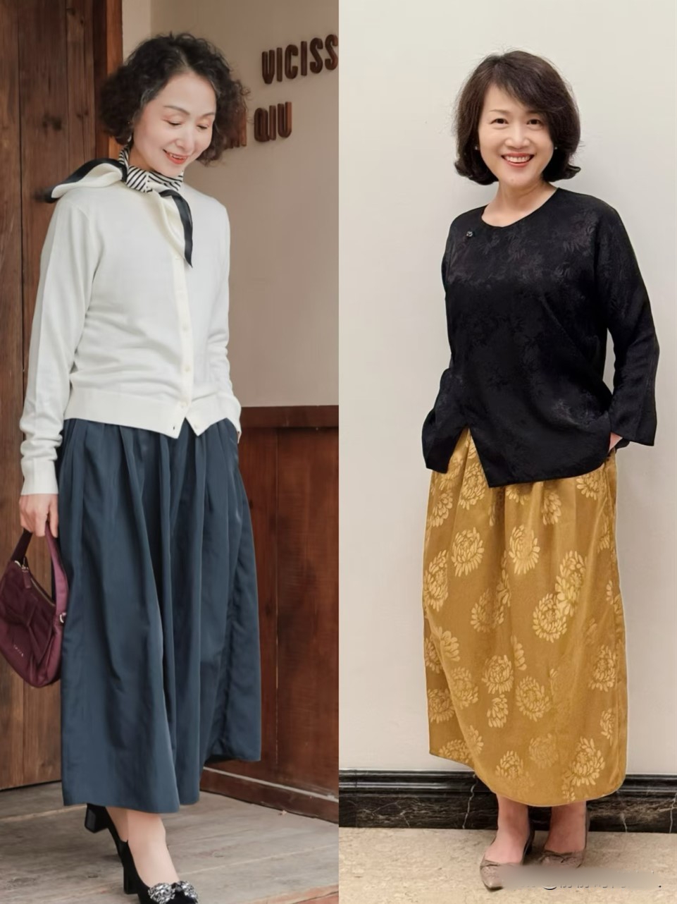 Phụ nữ tuổi 50 nhất định phải nhớ: Mặc váy dài quá gối và đi giày có gót - Ảnh 2. Phụ nữ tuổi 50 nhất định phải nhớ: Mặc váy dài quá gối và đi giày có gót - Ảnh 2.