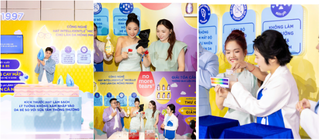 Siêu mẫu Võ Hoàng Yến cùng hàng loạt các KOL bỉm bất ngờ trước giờ tắm vàng cho bé tại sự kiện Mommy in New Gentle Land - Ảnh 3. Siêu mẫu Võ Hoàng Yến cùng hàng loạt các KOL bỉm bất ngờ trước giờ tắm vàng cho bé tại sự kiện Mommy in New Gentle Land - Ảnh 3.
