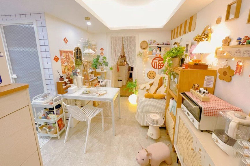 Bất chấp lời khuyên, cô gái 9x mua căn hộ cũ 35m², sau khi cải tạo với khoảng 70 triệu, bạn bè đều ghen tị - Ảnh 12. Bất chấp lời khuyên, cô gái 9x mua căn hộ cũ 35m², sau khi cải tạo với khoảng 70 triệu, bạn bè đều ghen tị - Ảnh 12.