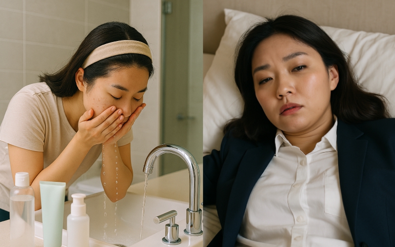 Không phải mê tín nhưng bạn nên rửa sạch mặt buổi tối trước khi ngủ: Tôi bỏ qua việc này 1 tháng và bàng hoàng nhận hậu quả