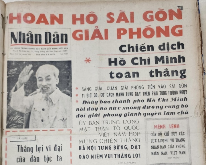 Bản tin Chiến thắng 30/4/1975: Chiến dịch Hồ Ch&iacute; Minh to&agrave;n thắng - Ảnh 1.