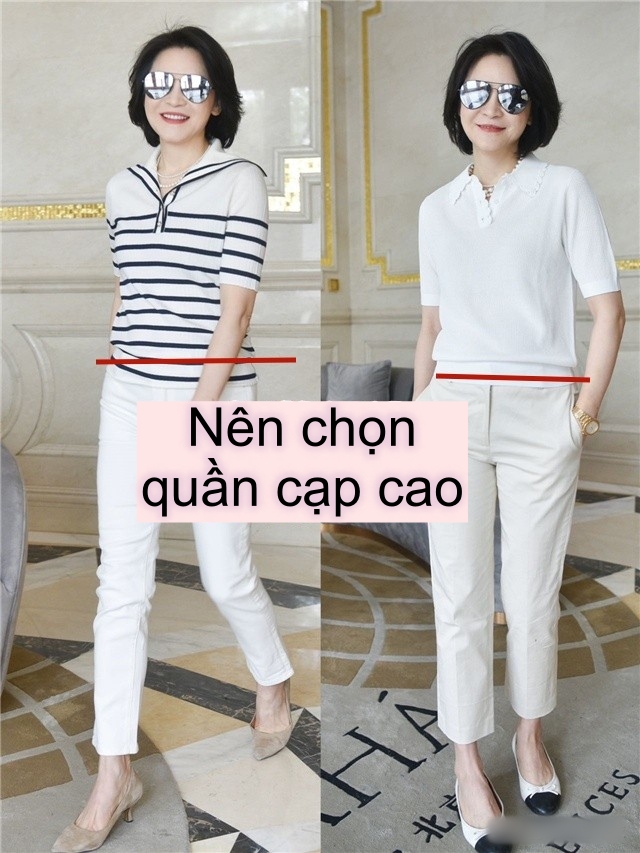 Hứa với tôi nhé, phụ nữ trung niên hãy tránh xa 4 kiểu áo này và thay bằng sơ mi và áo Polo - Ảnh 11. Hứa với tôi nhé, phụ nữ trung niên hãy tránh xa 4 kiểu áo này và thay bằng sơ mi và áo Polo - Ảnh 11.