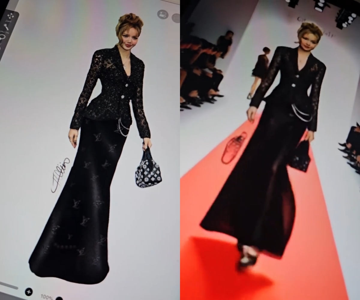 Dân tình rộn ràng "chế ảnh" cho bộ cánh của Lisa tại Met Gala 2025 - Ảnh 9. Dân tình rộn ràng "chế ảnh" cho bộ cánh của Lisa tại Met Gala 2025 - Ảnh 9.