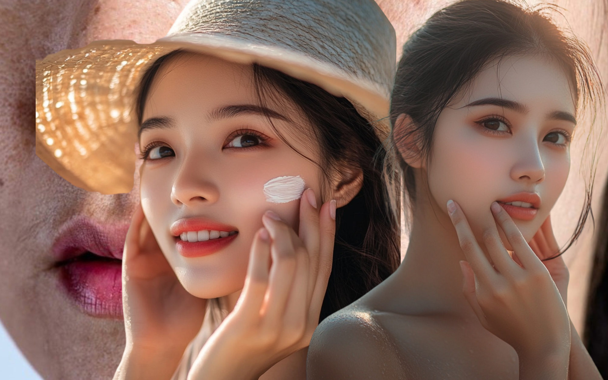 Nhiều chị em thoa kem chống nắng kiểu này dù ở mặt hay toàn thân, bảo sao da đen nhẻm, nhăn sâu vào mùa hè