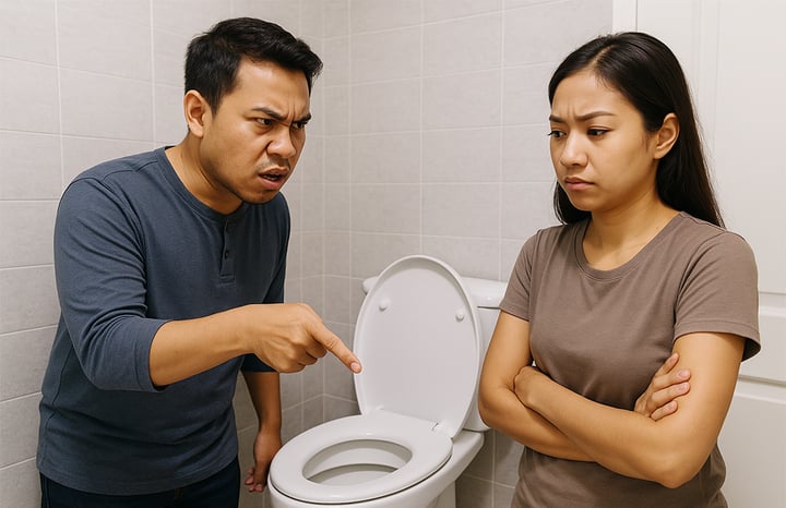 Tôi bấm nút xả 6 lít ở bồn cầu, bạn trai nổi giận mắng là hoang phí - Ảnh 2. Tôi bấm nút xả 6 lít ở bồn cầu, bạn trai nổi giận mắng là hoang phí - Ảnh 2.