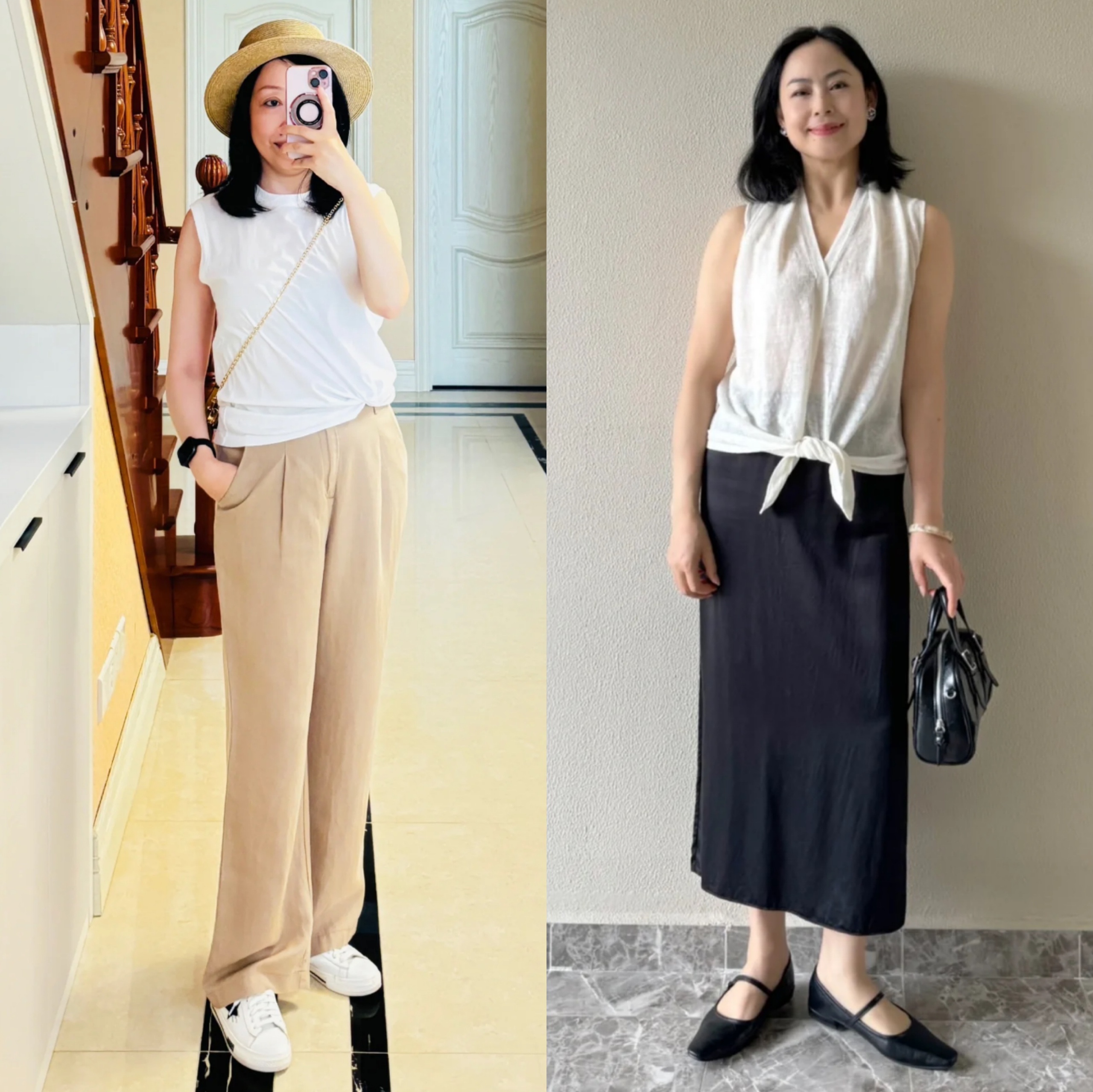 Tại sao phụ nữ 40+ đồng loạt từ bỏ áo thun để chọn áo không tay? - Ảnh 8. Tại sao phụ nữ 40+ đồng loạt từ bỏ áo thun để chọn áo không tay? - Ảnh 8.