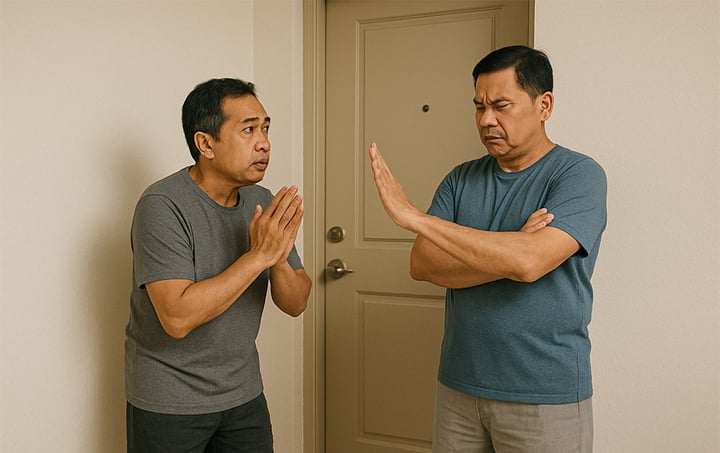 Hàng xóm bên trái cấm sửa nhà ban ngày, hàng xóm bên phải cấm làm ban đêm - Ảnh 1. Hàng xóm bên trái cấm sửa nhà ban ngày, hàng xóm bên phải cấm làm ban đêm - Ảnh 1.