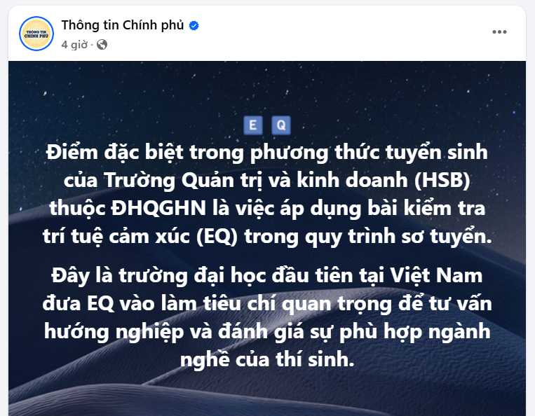 Fanpage Thông tin Chính phủ vừa xác nhận: Lần đầu tiên trong lịch sử, một trường đại học tại Việt Nam làm điều này- Ảnh 1. Fanpage Thông tin Chính phủ vừa xác nhận: Lần đầu tiên trong lịch sử, một trường đại học tại Việt Nam làm điều này- Ảnh 1.