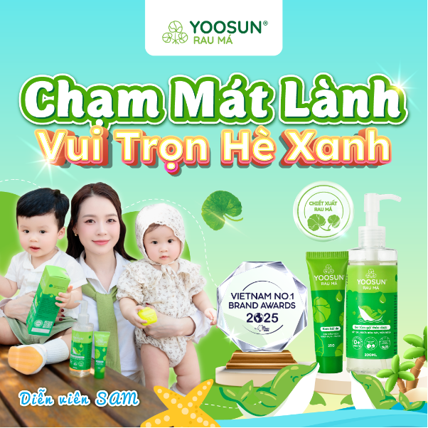 Sam bật mí về những cái chạm mát lành, giúp bé vui trọn hè xanh, chẳng lo da dẻ lên tiếng - Ảnh 2. Sam bật mí về những cái chạm mát lành, giúp bé vui trọn hè xanh, chẳng lo da dẻ lên tiếng - Ảnh 2.