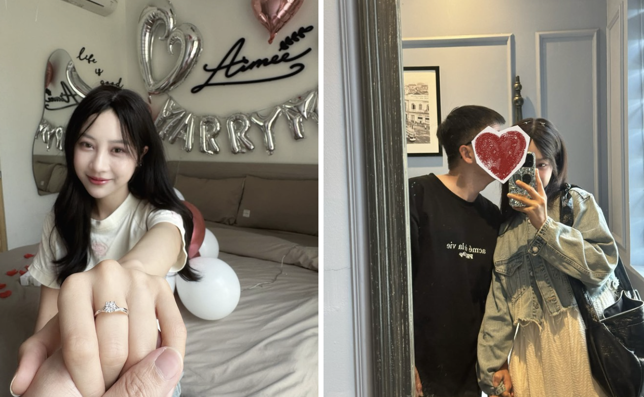 Màn cầu hôn khiến cả cõi mạng rưng rưng: Nhẫn cưới cả đời chỉ mua được 1 chiếc - "chồng người ta" xịn quá xịn! - Ảnh 1. Màn cầu hôn khiến cả cõi mạng rưng rưng: Nhẫn cưới cả đời chỉ mua được 1 chiếc - "chồng người ta" xịn quá xịn! - Ảnh 1.