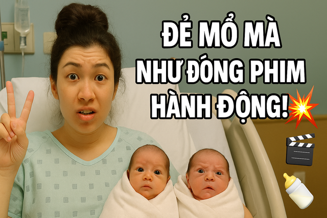 Chuyện đi đẻ cười muốn nội thương của bà mẹ Gen Z: Đẻ mổ như đóng phim hành động, "cãi nhau" với bác sĩ vì đang mổ đòi ngủ mà không ai cho- Ảnh 1. Chuyện đi đẻ cười muốn nội thương của bà mẹ Gen Z: Đẻ mổ như đóng phim hành động, "cãi nhau" với bác sĩ vì đang mổ đòi ngủ mà không ai cho- Ảnh 1.