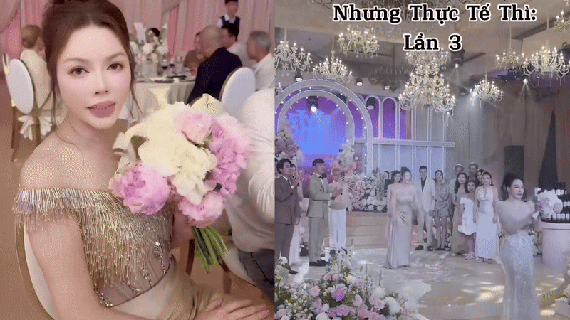 Sự thật màn bắt hoa cưới tại hôn lễ Hồ Quỳnh Hương: Lộ clip "cơ cấu", một người đẹp hint chuẩn bị lên xe hoa? - Ảnh 1. Sự thật màn bắt hoa cưới tại hôn lễ Hồ Quỳnh Hương: Lộ clip "cơ cấu", một người đẹp hint chuẩn bị lên xe hoa? - Ảnh 1.