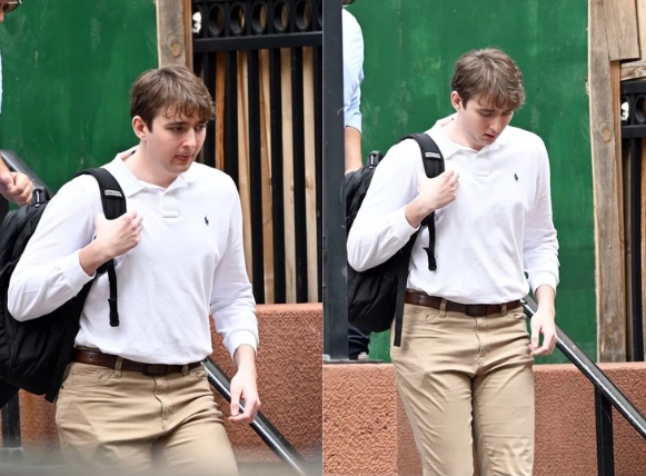 Đệ nhất công tử nước Mỹ Barron Trump gây sốc với diện mạo mới khó nhận ra - Ảnh 2. Đệ nhất công tử nước Mỹ Barron Trump gây sốc với diện mạo mới khó nhận ra - Ảnh 2.
