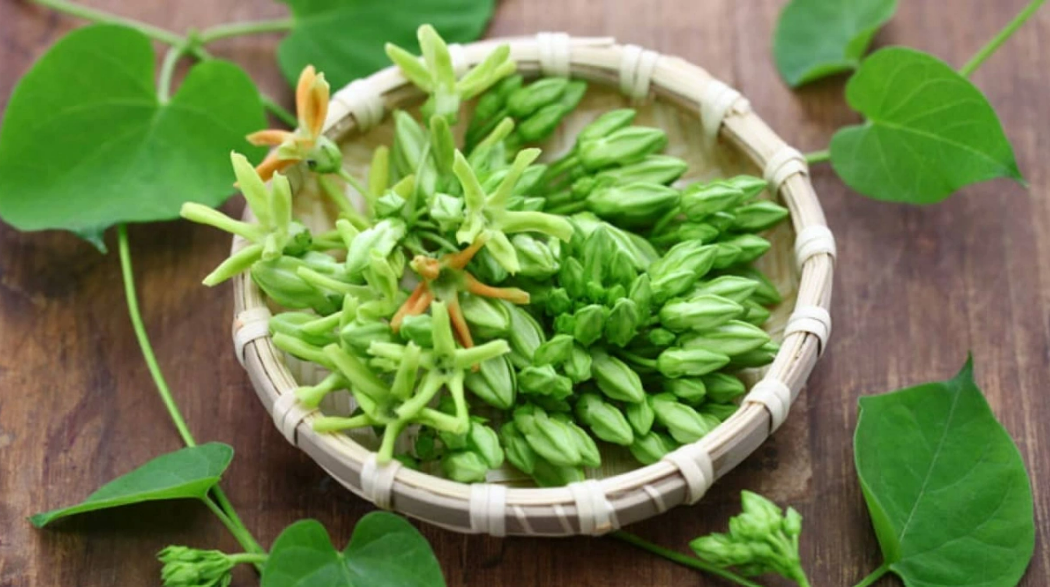 Từ loài hoa leo dại trong rừng trở thành món đặc sản nở rộ khi hè đến, hái một nắm đủ làm bát gỏi hoa thanh mát, giải độc, giảm cân, đẹp dáng - Ảnh 2. Từ loài hoa leo dại trong rừng trở thành món đặc sản nở rộ khi hè đến, hái một nắm đủ làm bát gỏi hoa thanh mát, giải độc, giảm cân, đẹp dáng - Ảnh 2.