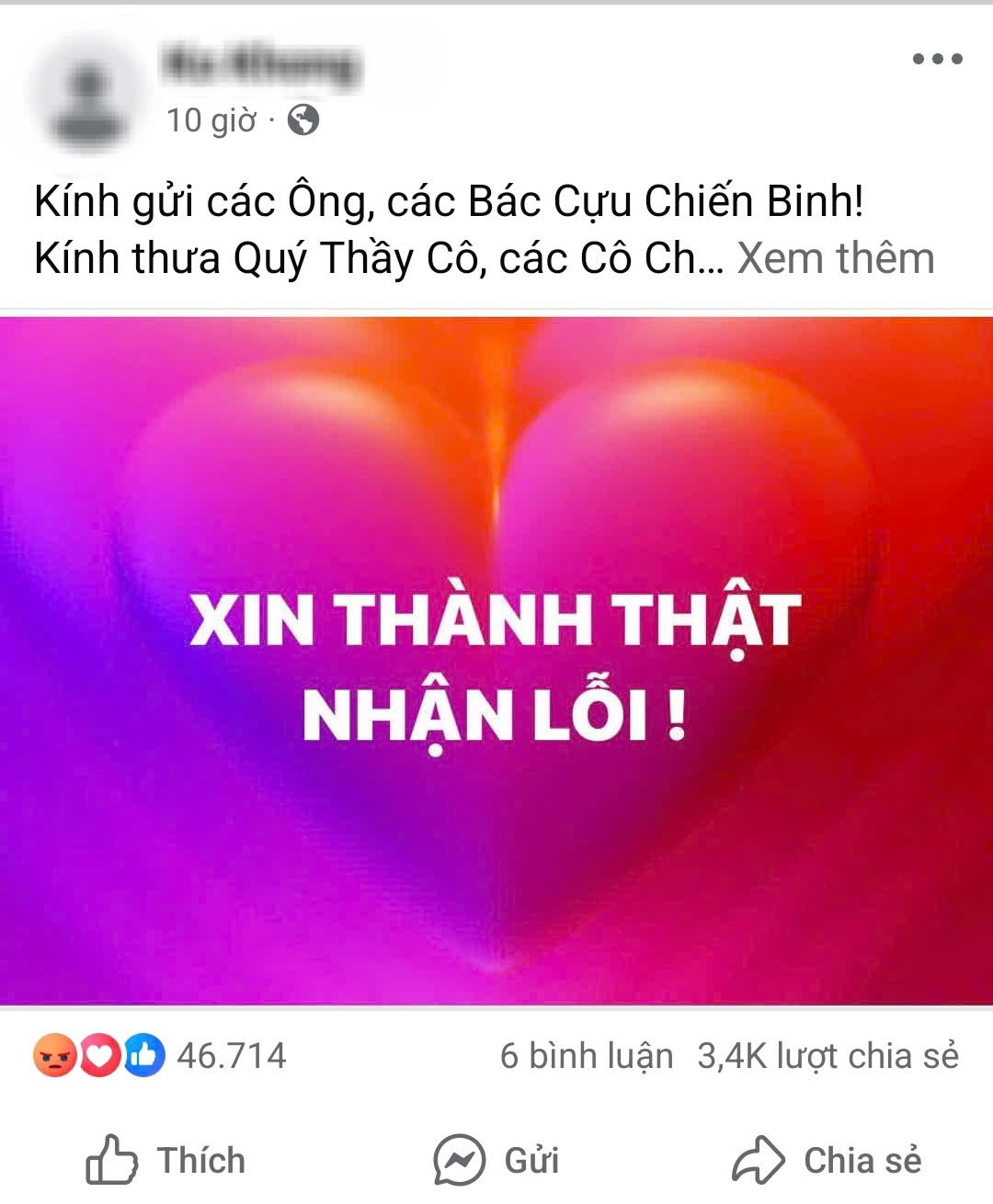 Vụ sinh viên vô lễ với cựu chiến binh: Trường Văn Lang họp khẩn; xuất hiện bài xin lỗi nghi dùng AI - Ảnh 2. Vụ sinh viên thiếu chuẩn mực với cựu chiến binh: Trường họp khẩn, nghi ngờ bài xin lỗi dùng AI - Ảnh 2.