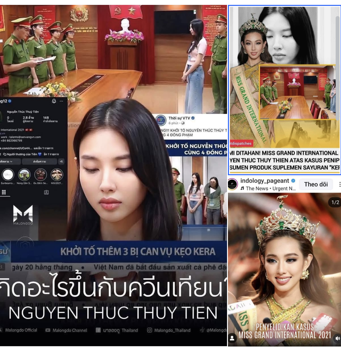 Truyền thông quốc tế chấn động vì Hoa hậu Thuỳ Tiên bị bắt - Ảnh 1.