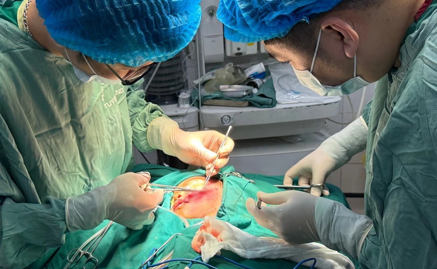 Bé 24 tháng tuổi phải mổ cấp cứu trong đêm vì bị chó nhà tấn công - Ảnh 1. Bé 24 tháng tuổi phải mổ cấp cứu trong đêm vì bị chó nhà tấn công - Ảnh 1.