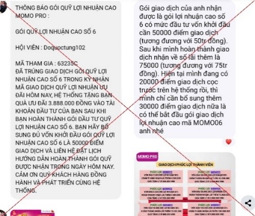 MoMo lên tiếng sau vụ người dân mất tiền khi đầu tư trên "MoMo Pro"- Ảnh 2. MoMo lên tiếng sau vụ người dân mất tiền khi đầu tư trên "MoMo Pro"- Ảnh 2.