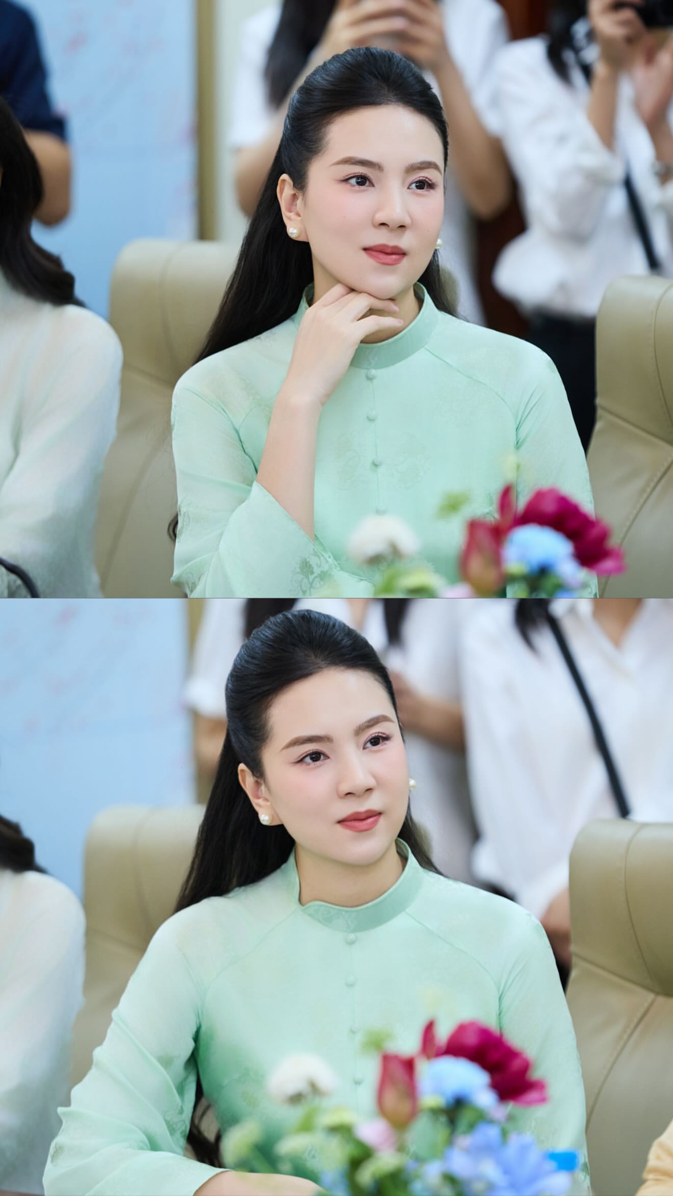 Mai Ngọc diện mãi 1 item vẫn đẹp xuất sắc từ lúc bầu bí tới sau khi sinh nở - Ảnh 2. Mai Ngọc diện mãi 1 item vẫn đẹp xuất sắc từ lúc bầu bí tới sau khi sinh nở - Ảnh 2.