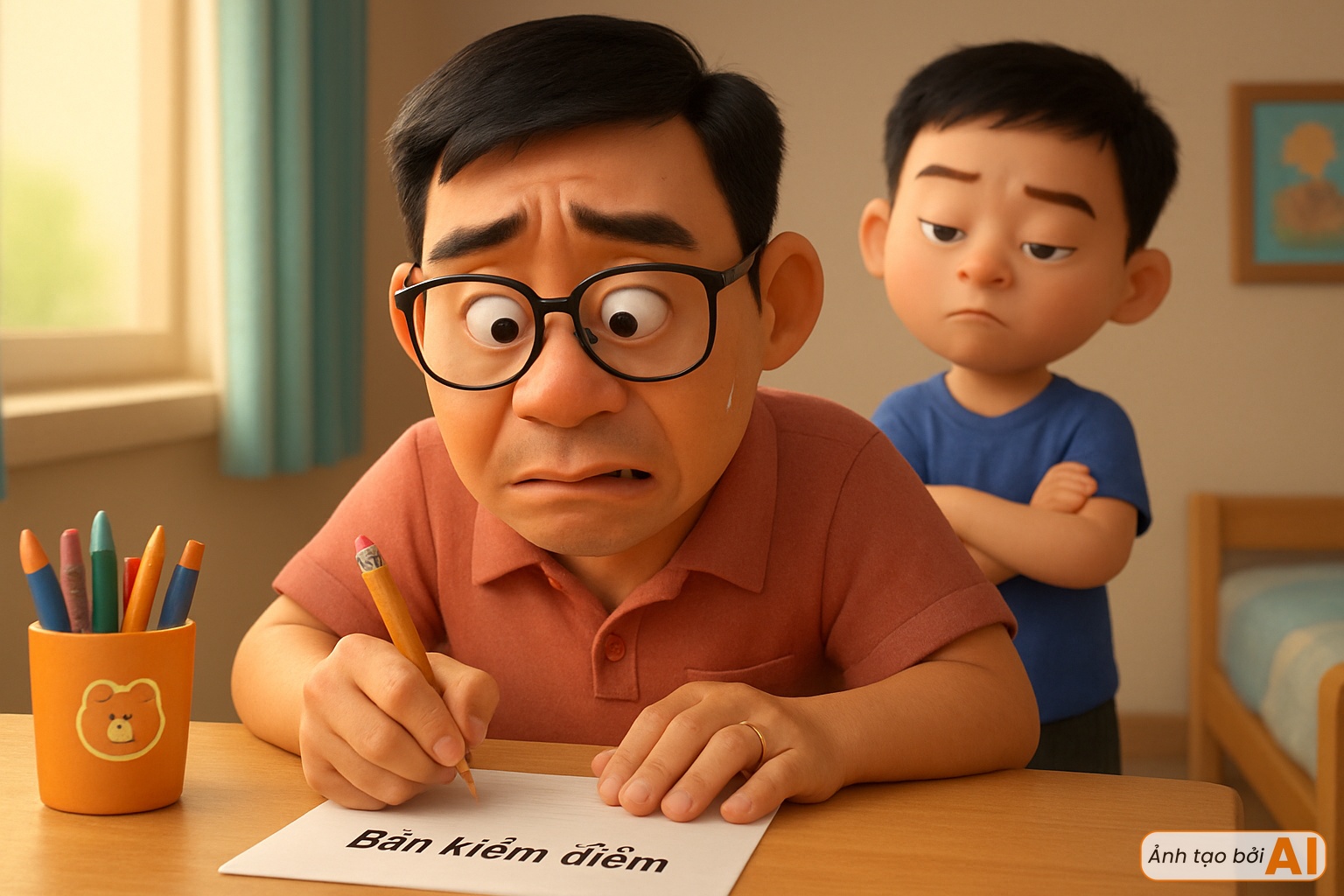 Thử thách một ngày làm "trẻ con": Cha mẹ sẽ hiểu cảm giác bị so sánh, bị phạt, bị la mắng là như thế nào! - Ảnh 4. Thử thách một ngày làm "trẻ con": Cha mẹ sẽ hiểu cảm giác bị so sánh, bị phạt, bị la mắng là như thế nào! - Ảnh 4.