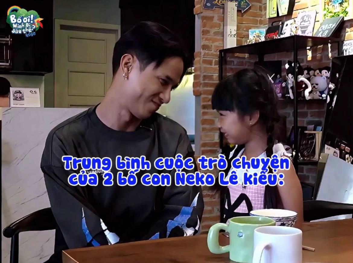 Cuộc nói chuyện của bố Neko Lê và "bình rượu": Ai mà nghĩ lúc ở bên con gái, nam rapper cá tính lại "biến" thành thế này!- Ảnh 1. Cuộc nói chuyện của bố Neko Lê và "bình rượu": Ai mà nghĩ lúc ở bên con gái, nam rapper cá tính lại "biến" thành thế này!- Ảnh 1.