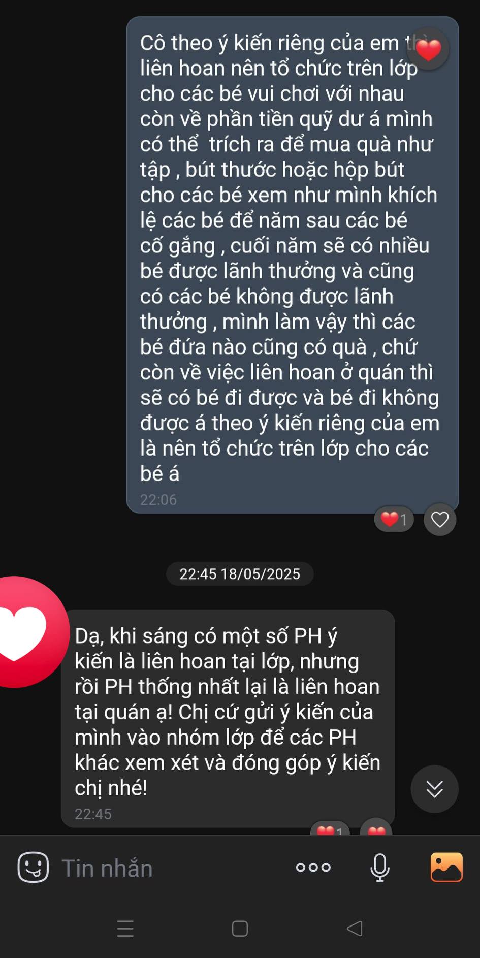Phụ huynh TP.HCM tố ban đại diện rủ liên hoan lớp cuối năm ở "quán nhậu": Sự thật khiến chị bị chỉ trích! - Ảnh 1. Phụ huynh TP.HCM tố ban đại diện rủ liên hoan lớp cuối năm ở "quán nhậu": Sự thật khiến chị bị chỉ trích! - Ảnh 1.