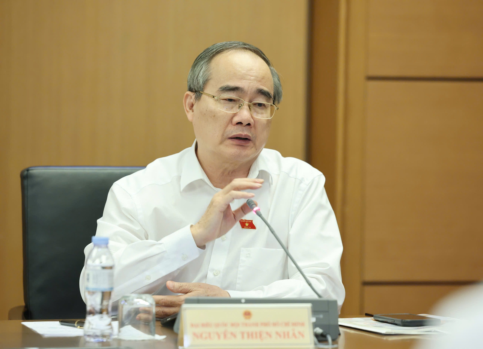 ĐB Nguyễn Thiện Nhân: Miễn học phí sẽ động viên các gia đình sinh đủ 2 con- Ảnh 1. ĐB Nguyễn Thiện Nhân: Miễn học phí sẽ động viên các gia đình sinh đủ 2 con- Ảnh 1.