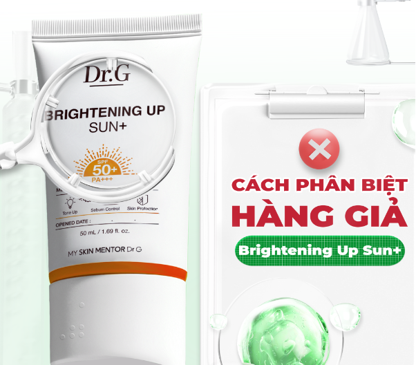 Hàng giả Dr.G Brightening Up Sun+ tràn lan: 5 dấu hiệu nhận biết để tránh tiền mất, hại da - Ảnh 1. Hàng giả Dr.G Brightening Up Sun+ tràn lan: 5 dấu hiệu nhận biết để tránh tiền mất, hại da - Ảnh 1.
