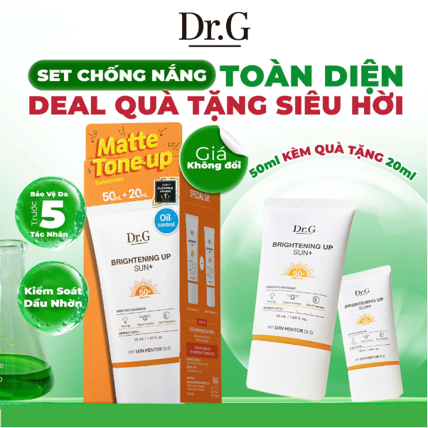 Hàng giả Dr.G Brightening Up Sun+ tràn lan: 5 dấu hiệu nhận biết để tránh tiền mất, hại da - Ảnh 2. Hàng giả Dr.G Brightening Up Sun+ tràn lan: 5 dấu hiệu nhận biết để tránh tiền mất, hại da - Ảnh 2.