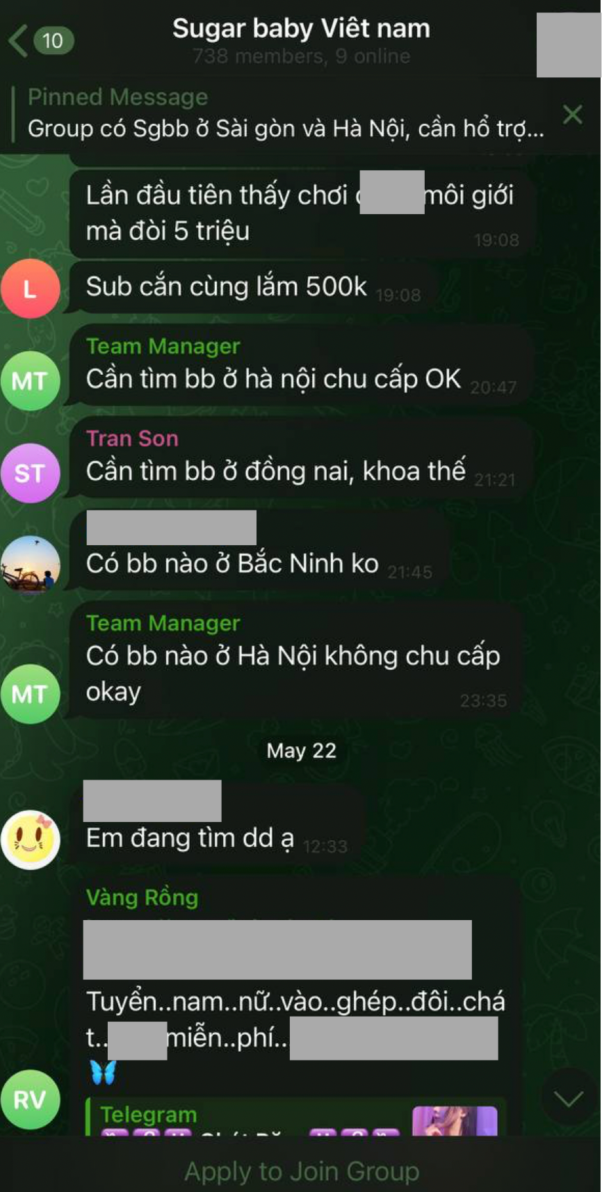 Ớn lạnh với loạt nhóm hội độc hại, đầy rẫy bẫy lừa trên Telegram: Ai cũng có thể trở thành nạn nhân - Ảnh 5. Ớn lạnh với loạt nhóm hội độc hại, đầy rẫy bẫy lừa trên Telegram: Ai cũng có thể trở thành nạn nhân - Ảnh 5.
